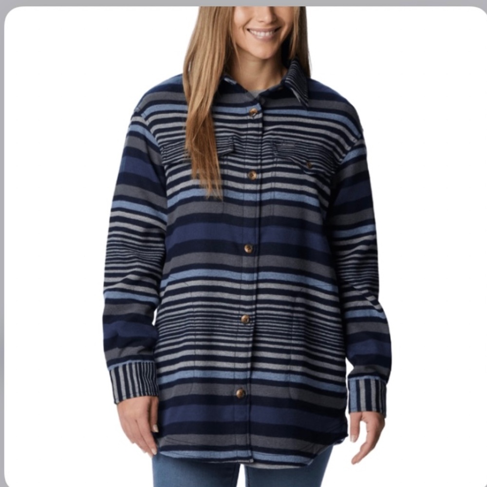 Columbia Calico Basin Double-Pocket Shirt Jacket